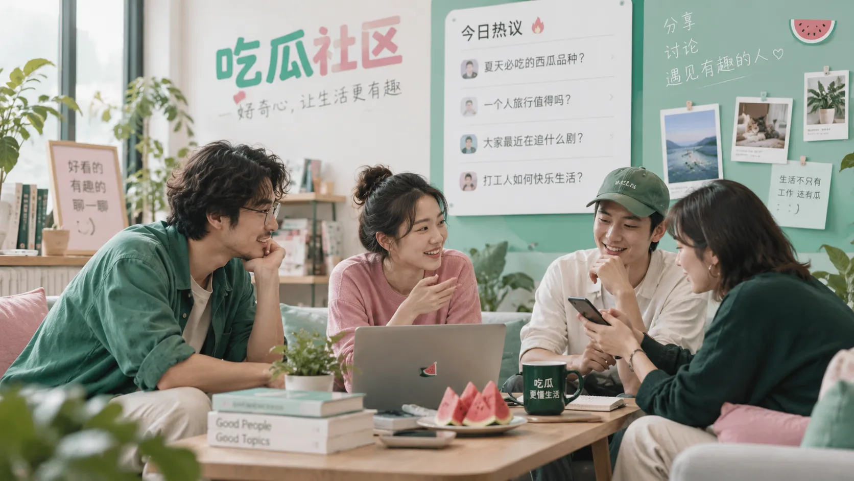 吃瓜社区主题阅读与讨论入口