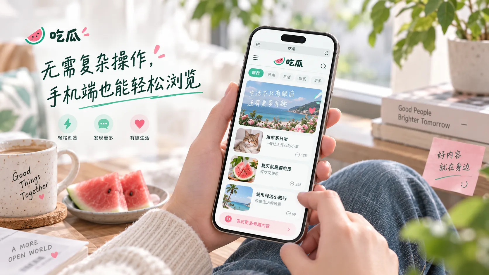 吃瓜网移动端浏览说明